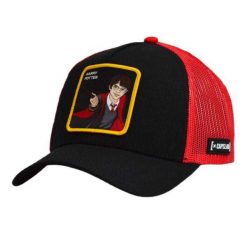 Męska Czapka Z Daszkiem Harry Potter Trucker Cap. Czarne czapki z daszkiem Capslab, bez wzorów. Za 188.99 zł.