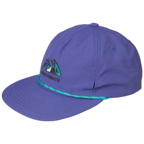 Czapka z daszkiem Helly Hansen Awe Summer. Fioletowe czapki z daszkiem Helly Hansen, bez wzorów, z materiału. Za 244.00 zł.