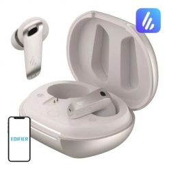 Słuchawki TWS Edifier NeoBuds Plus, ANC (perłowe). Białe słuchawki bezprzewodowe Edifier. Za 533.99 zł.