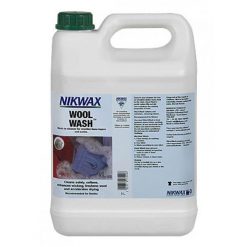 Płyn do prania wełnianej bielizny termoaktywnej Nikwax Wool Wash 5 L. Bielizna termoaktywna Nikwax, na lato, l, bez wzorów, ze skóry, bez ramiączek, trekkingowe. Za 175.00 zł.