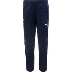 PUMA JR Spodnie Treningowe Peacoat 164 - Komfort i Wydajność. Niebieskie spodnie treningowe długie Puma, bez wzorów. Za 175.99 zł.