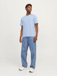 Jack & Jones Koszulka w kolorze błękitnym rozmiar: XL. Niebieskie bezrękawniki Jack & Jones, xl, bez wzorów, z bawełny, bez kołnierzyka, bez ramiączek. Za 53.04 zł.