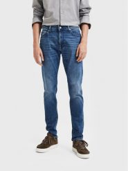 Selected Homme Jeansy Leon 16087777 Niebieski Slim Fit. Niebieskie jeansy Selected Homme, m. Za 219.99 zł.