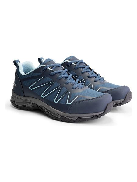 TRAVELIN' Skórzane buty turystyczne "Nalden" w kolorze granatowym rozmiar: 46. Niebieskie buty trekkingowe Travelin', bez wzorów, z nubiku, bez zapięcia, outdoorowe. Za 294.95 zł.