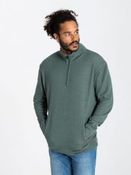 Super.natural Bluza w kolorze ciemnozielonym rozmiar: S. Zielone bluzy super.natural, s, bez wzorów, z wełny, bez kaptura. Za 304.99 zł.