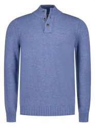 NEW ZEALAND AUCKLAND Sweter w kolorze niebieskim rozmiar: XL. Niebieskie swetry nierozpinane New Zealand Auckland, xl, bez wzorów, z wełny, bez kołnierzyka, bez ramiączek. Za 222.45 zł.