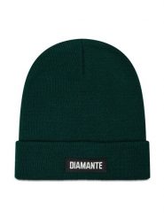 Diamante Wear Czapka 5553 Zielony. Zielone czapki zimowe Diamante Wear, bez wzorów, z materiału. Za 69.99 zł.
