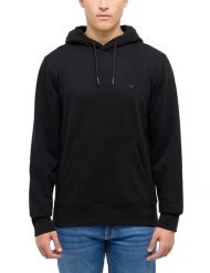 Męska Bluza Nierozpinana Mustang Style Bronson Black 1017549 4142. Czarne bluzy Mustang, l, bez wzorów, z kapturem. Za 129.99 zł.