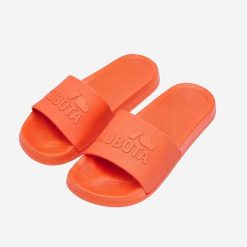 Klapki Kubota Basenowe Basic Plain Pomarańczowe. Brązowe klapki Kubota, z dresówki. Za 69.99 zł.