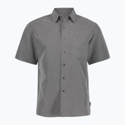 Koszula męska Royal Robbins Mojave Pucker Dry. Szare koszule ROYAL ROBBINS, m, bez wzorów, bez kołnierzyka, bez ramiączek. Za 179.99 zł.