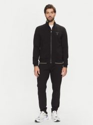 Aeronautica Militare Bluza 242TF082F459 Czarny Regular Fit. Czarne bluzy Aeronautica Militare, l, bez wzorów, z bawełny, bez kaptura. Za 519.99 zł.