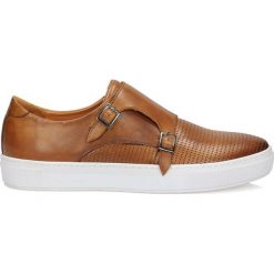 Brązowe trampki męskie. Buty sportowe casual marki Kazar. Za 449.00 zł.