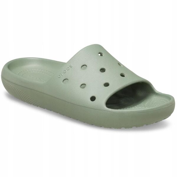 Klapki Dla Dorosłych Crocs Classic Slide V2. Brązowe klapki Crocs, z materiału. Za 111.99 zł.