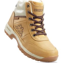 Kozaki sznurowane Kappa bonprix beżowy. Buty trekkingowe marki bonprix. Za 149.99 zł.