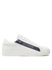 Guess Sneakersy Todi Iik FMFTOD ELE12 Biały. Białe buty sportowe casual Guess, z aplikacjami, ze skóry, bez zapięcia. Za 369.99 zł.
