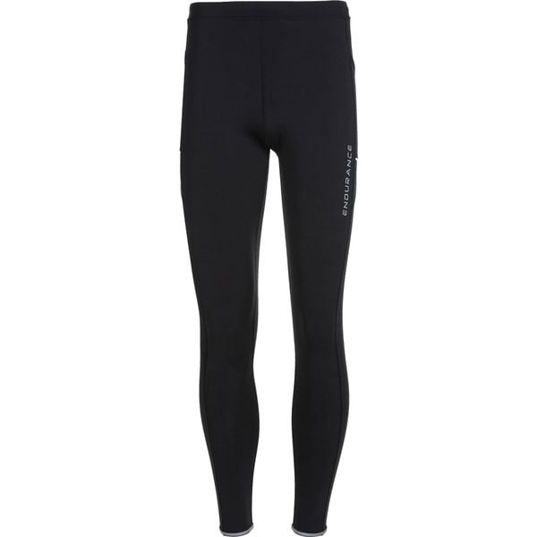 Legginsy Endurance Energy. Czarne legginsy długie sportowe Endurance, m, bez wzorów, z poliesteru, do biegania. Za 276.05 zł.