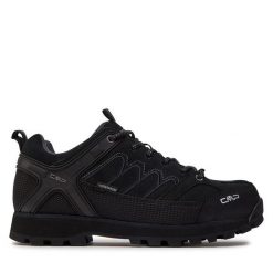 Trekkingi CMP. Czarne buty trekkingowe CMP, bez wzorów, bez zapięcia. Za 559.99 zł.