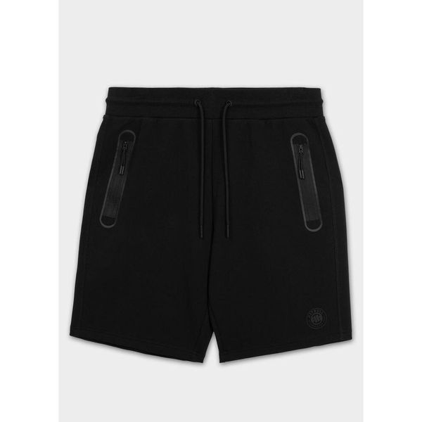 Szorty dresowe Pitbull męskie DOGWOOD. Czarne krótkie spodenki sportowe PITBULL, m, bez wzorów, z dresówki, sportowe. W wyprzedaży za 139.99 zł.
