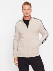 Guess Bluza Z2YQ12 K6ZS1 Écru Regular Fit. Białe bluzy Guess, m, z aplikacjami, z bawełny, bez kaptura. Za 394.99 zł.