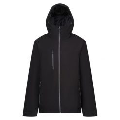 Kurtka Wodoodporna Męska Ocieplana Navigate. Czarne kurtki przeciwdeszczowe Regatta, m, bez wzorów, bez kaptura. Za 428.99 zł.