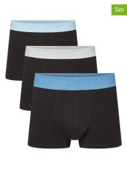 LEE Underwear Bokserki (3 pary) "Arturo" w kolorze czarnym rozmiar: S. Czarne bokserki LEE Underwear, s, bez wzorów. Za 71.40 zł.