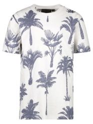 Cars Jeans Koszulka "Waswa" w kolorze biało-niebieskim rozmiar: M. Białe bezrękawniki Cars Jeans, m, bez wzorów, z jeansu, bez kołnierzyka, bez ramiączek. Za 53.04 zł.