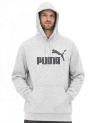 Bluza sportowa kangurka z kapturem męska Puma Hoodle II. Szare bluzy z kapturem Puma, m, bez wzorów, z bawełny, z kapturem. Za 119.00 zł.