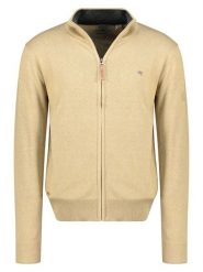 Geographical Norway Kardigan "Fregate" w kolorze beżowym rozmiar: XL. Brązowe swetry rozpinane Geographical Norway, xl, bez wzorów, bez kołnierzyka, bez ramiączek. Za 121.51 zł.