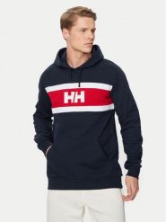 Helly Hansen Bluza Salt Cotton Hoodie 34474 Granatowy Regular Fit. Niebieskie bluzy Helly Hansen, m, bez wzorów, z bawełny, bez kaptura. Za 289.99 zł.