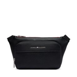 Nerka Tommy Hilfiger. Czarne saszetki i nerki Tommy Hilfiger, bez wzorów. Za 369.99 zł.
