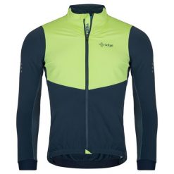 Koszulka kolarska z długim rękawem Kilpi Moveto. Niebieskie bluzy Kilpi, na zimę, xl, bez wzorów, z nylonu, bez kaptura. Za 422.05 zł.