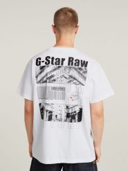 G-Star Koszulka w kolorze białym rozmiar: L. Białe bezrękawniki G-Star, l, bez wzorów, z bawełny, bez kołnierzyka, bez ramiączek. Za 131.74 zł.