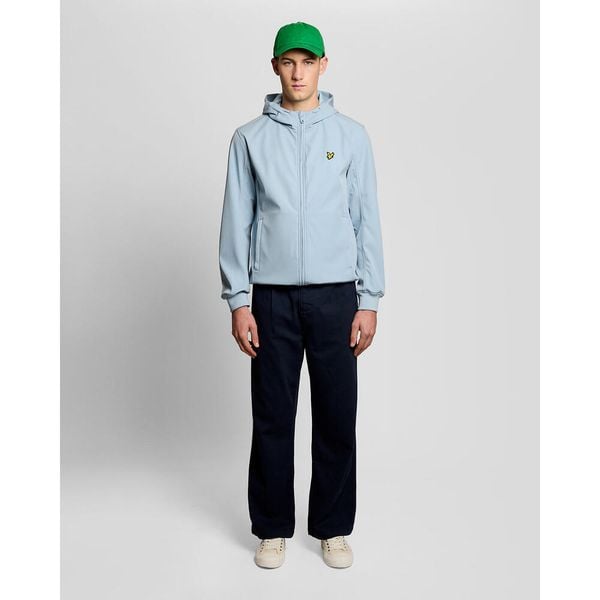 Kurtka męska Lyle & Scott Outdoors W596. Niebieskie kurtki LYLE AND SCOTT, m, bez wzorów, z elastanu, z kapturem. Za 555.10 zł.