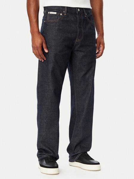 Calvin Klein Jeans Jeansy 90s LV04RH701G Granatowy Straight Fit. Niebieskie jeansy Calvin Klein Jeans, m. Za 409.99 zł.