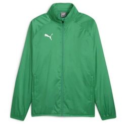 Kurtka dresowa bramkarza Puma. Zielone kurtki Puma, xs, bez wzorów, z dresówki, bez kaptura. Za 270.00 zł.
