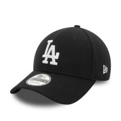 Czapka baseballowa Los Angeles Dodgers Melton Wool 9Forty. Białe czapki z daszkiem New Era, bez wzorów, z wełny. Za 129.99 zł.