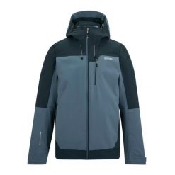 Rozciągliwa kurtka wodoodporna Regatta Highton IV. Niebieskie kurtki Regatta, m, bez wzorów, z tkaniny, bez kaptura. Za 296.99 zł.