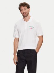 Jack&Jones Polo Jprblaalfie 12259678 Biały Regular Fit. Białe koszulki polo Jack&Jones, m, bez wzorów, z bawełny, bez kołnierzyka, bez ramiączek. Za 49.99 zł.