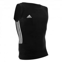 Francuski podkoszulek bokserski adidas. Czarne podkoszulki Adidas, s, bez wzorów, bez ramiączek. Za 163.00 zł.