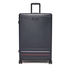 Walizka duża Tommy Hilfiger. Czarne walizki Tommy Hilfiger, bez wzorów, duże. Za 879.99 zł.