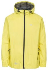 Kurtka 2058 Qikpac unisex - pakowalna kurtka przeciwdeszczowa, żółta. Żółte kurtki 2117 OF SWEDEN, xs, bez wzorów, z poliamidu, bez kaptura. Za 123.85 zł.