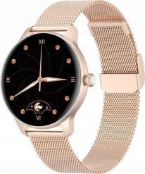 Smartwatch ORO LADY GOLD NEXT Oromed. Brązowe, cyfrowe smartbandy oromed, bez wzorów. Za 238.99 zł.