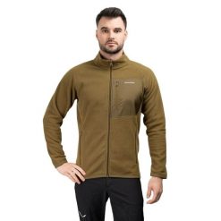 Bluza trekkingowa męska Naturehike Fleece with Pockets CYY2441FS066 l. Zielone bluzy NATUREHIKE, l, bez wzorów, bez kaptura. Za 298.99 zł.