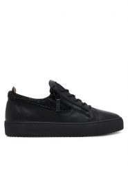 Giuseppe Zanotti Sneakersy May London RU40038/001 Czarny. Czarne buty sportowe casual Giuseppe Zanotti, bez wzorów, ze skóry, bez zapięcia. Za 2,399.00 zł.