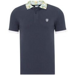 Koszulka polo w kolorze granatowym. Bezrękawniki marki Jimmy Sanders. W wyprzedaży za 84.95 zł.