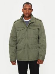 Wrangler Kurtka przejściowa Field 112357273 Zielony Regular Fit. Zielone kurtki Wrangler, m, bez wzorów, z bawełny, bez kaptura. Za 349.00 zł.