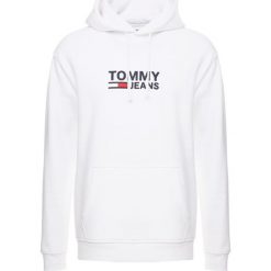 Tommy Jeans CORP LOGO HOODIE Bluza z kapturem white. Bluzy marki Tommy Jeans. Za 419.00 zł.