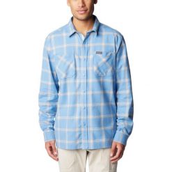 Koszula męska Columbia Landroamer Woven z długim rękawem. Niebieskie koszule Columbia, m, bez wzorów, z bawełny, bez kołnierzyka, bez ramiączek. Za 390.00 zł.