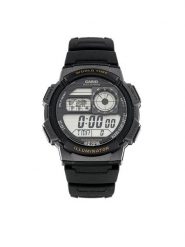 Casio Zegarek AE-1000W-1AVEF Czarny. Czarne, cyfrowe zegarki Casio. Za 199.99 zł.