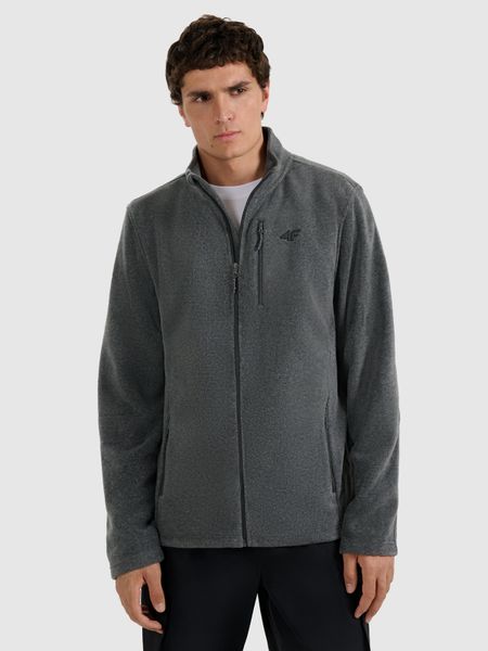 4F Polar regular ze stójką męski - szary 3XL. Szare bluzy z polaru 4F, m, bez wzorów, z polaru, bez kaptura. Za 129.99 zł.